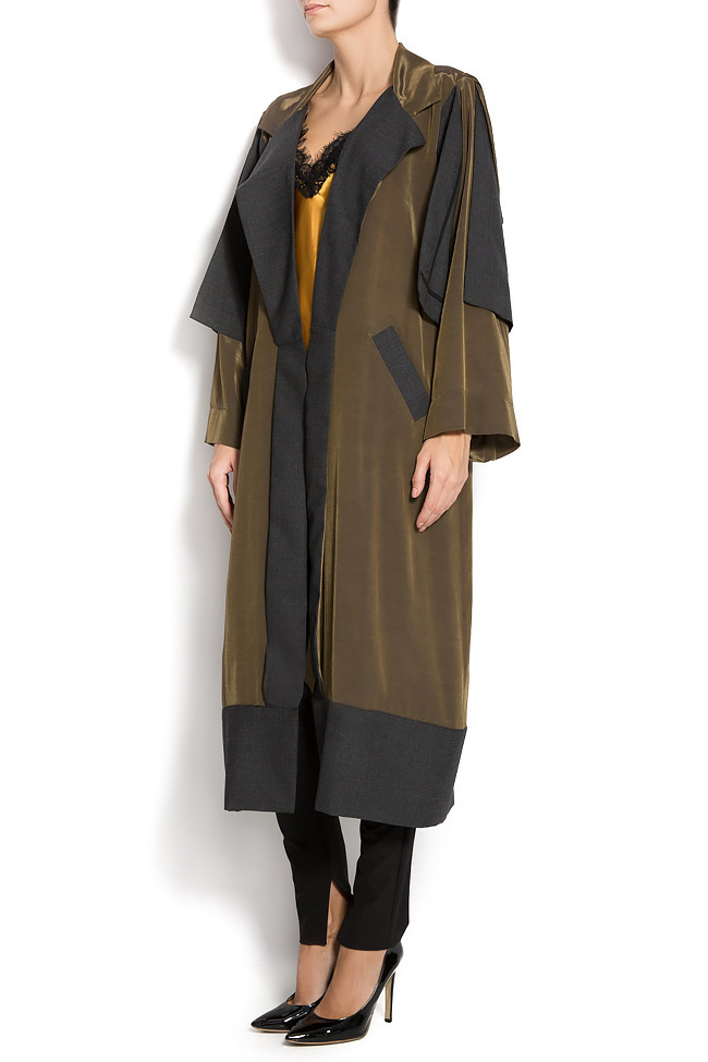 Silk-blend trench Sisters RTW image 1