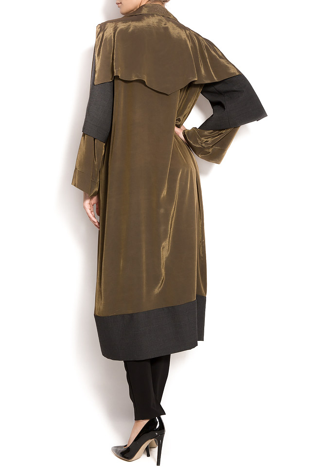 Silk-blend trench Sisters RTW image 2