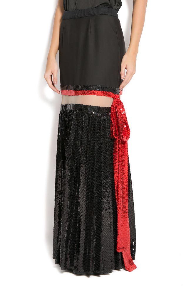 Sequined maxi skirt ATU Body Couture image 1