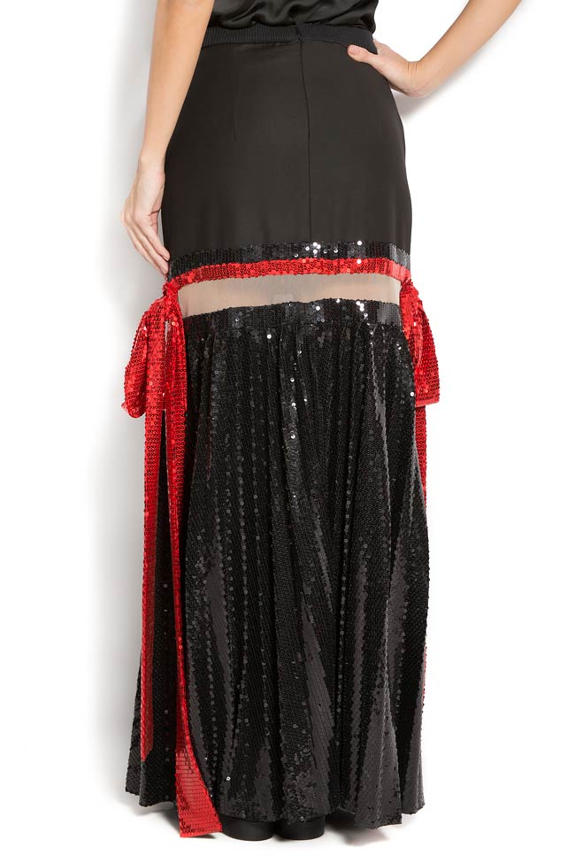 Sequined maxi skirt ATU Body Couture image 2