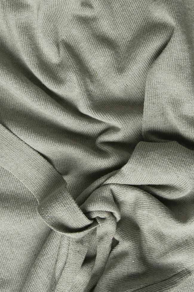 Robe en mélange de coton avec cordon à la taille Dorin Negrau image 3
