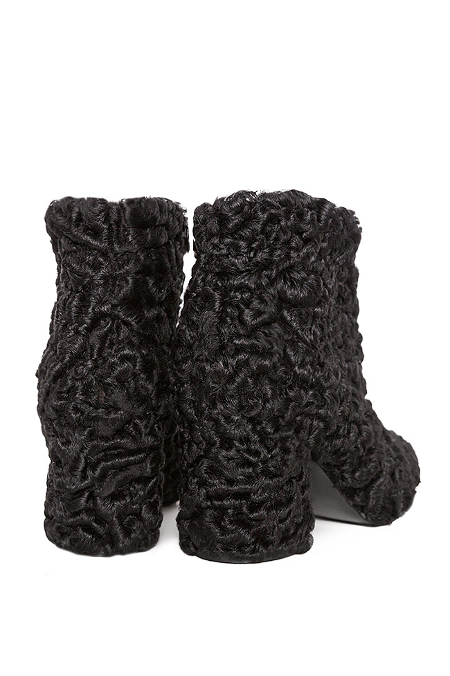 Astrakhan fur and leather boots Zenon image 2