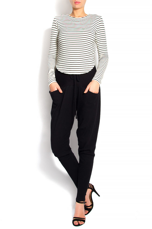 Cotton-blend pants with oversized pockets Arona Carelli image 0