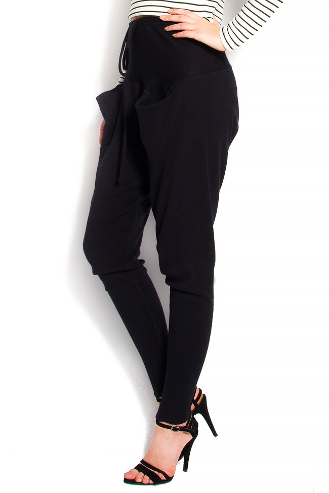 Cotton-blend pants with oversized pockets Arona Carelli image 1