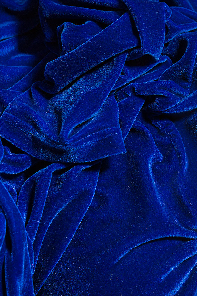 Cotton-blend velvet wrap dress Atelier Jaisse image 5