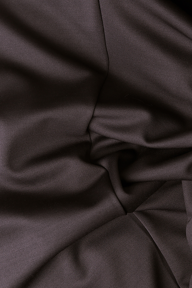 Rochie din bumbac cu spatele decupat in forma de V Bluzat imagine 3