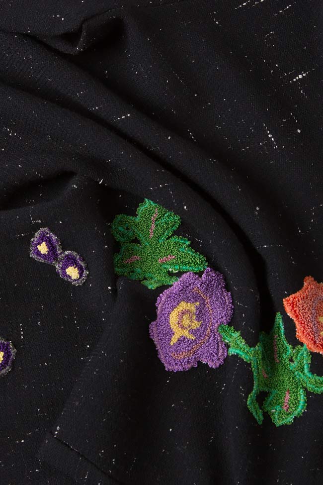 Embroidered wool-blend sweater Izabela Mandoiu image 3