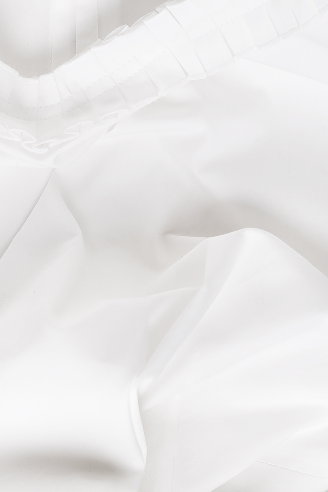 Bluza din bumbac cu maneci trei sferturi Lena Criveanu imagine 3