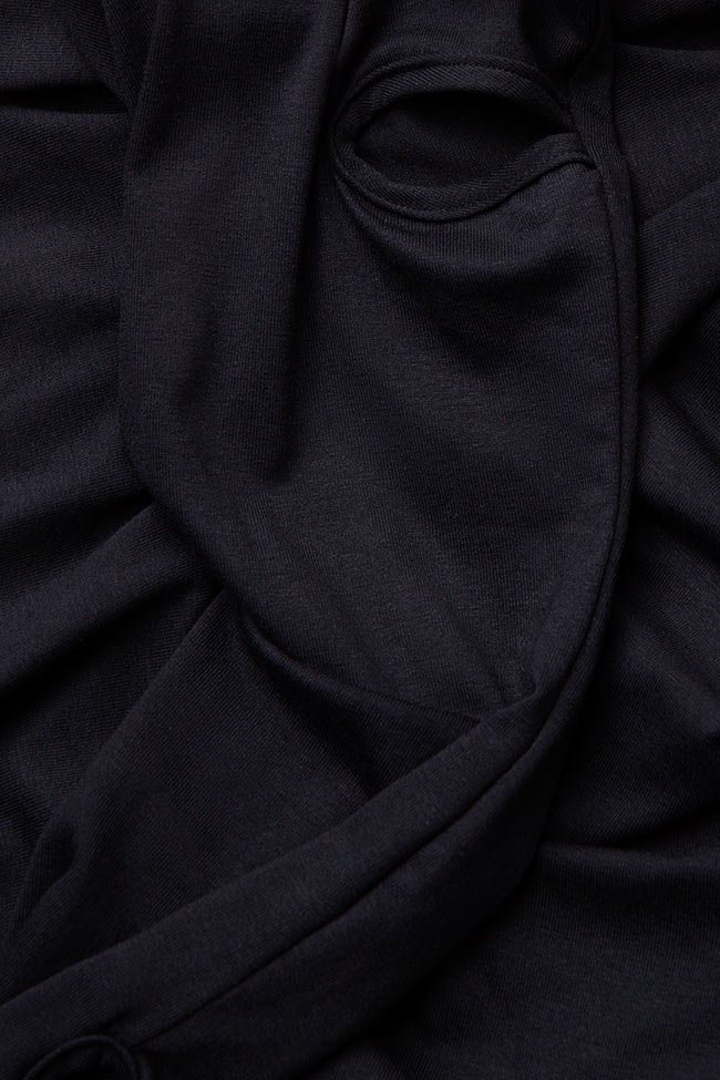 Bluza asimetrica din amestec de bumbac CROWD Studio Cabal imagine 3