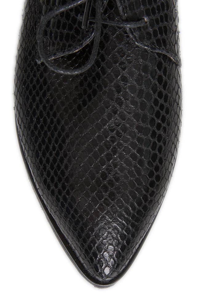 Snake-leather effect shoes SERRANO SNAKE Cristina Maxim image 3