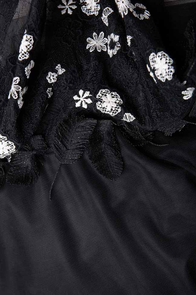 Raveca off-the-shoulder solstiss lace gown Romanitza by Romanita Iovan image 4