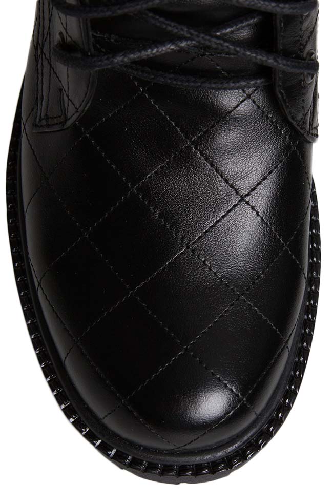 Ginza  quilted leather boots Cristina Maxim image 3