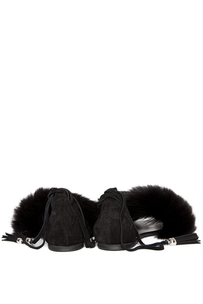 Leather and fur sandals Mihaela Gheorghe image 2