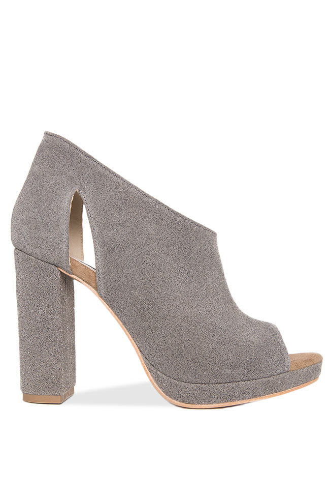 Suede leather cut-out boots  Hannami image 0