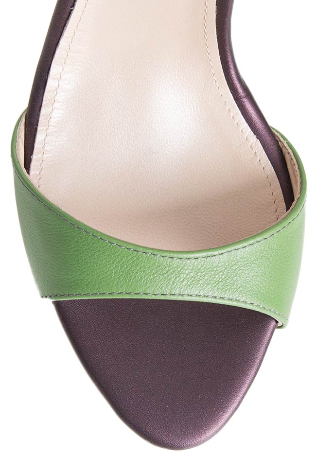 Sandale din piele in trei culori Hannami imagine 3