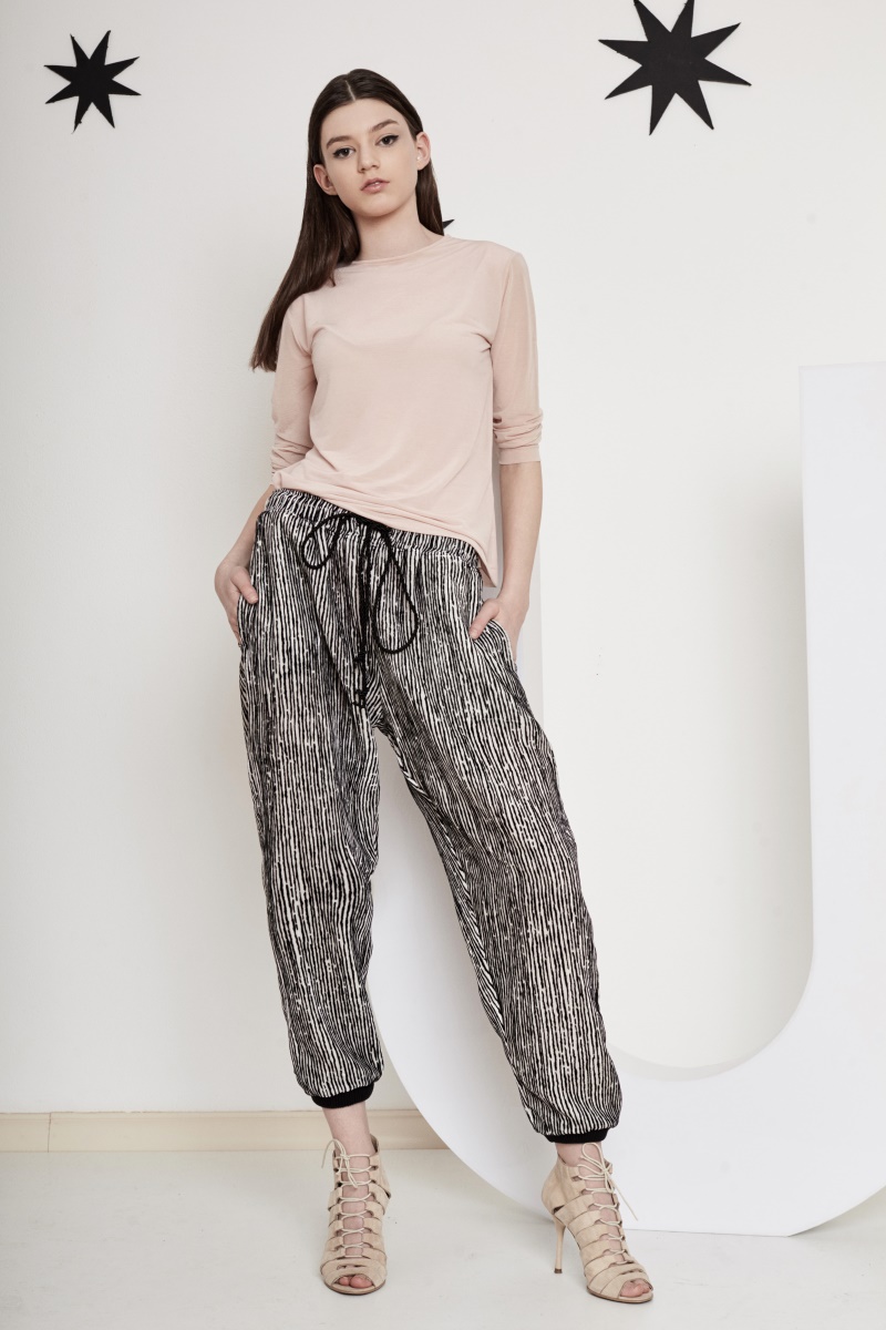 Oversize velvet  track pants ATU Body Couture image 3