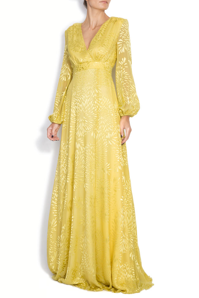 فستان من الحرير كلوش image 1