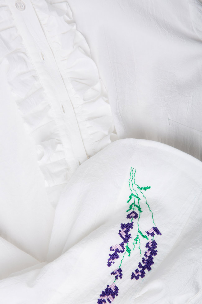 Embroidered cotton shirt Maressia image 3