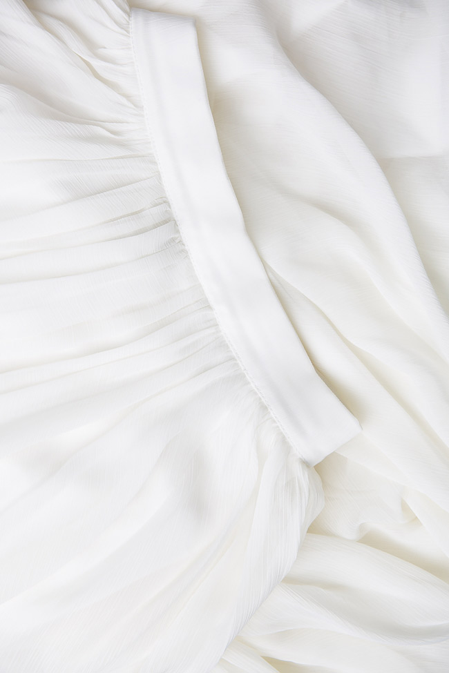 Silk skirt veil Cloche image 3