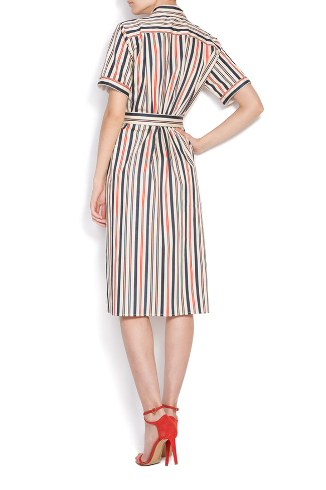 Striped cotton shirt dress Lure image 2