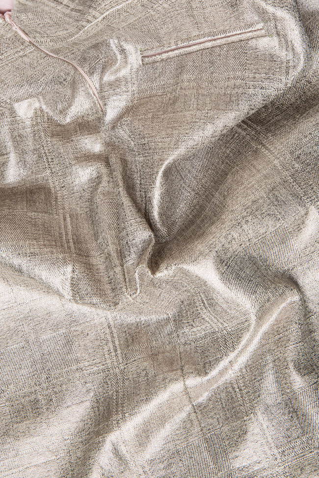 Jupe métallisée en coton Larisa Dragna image 3