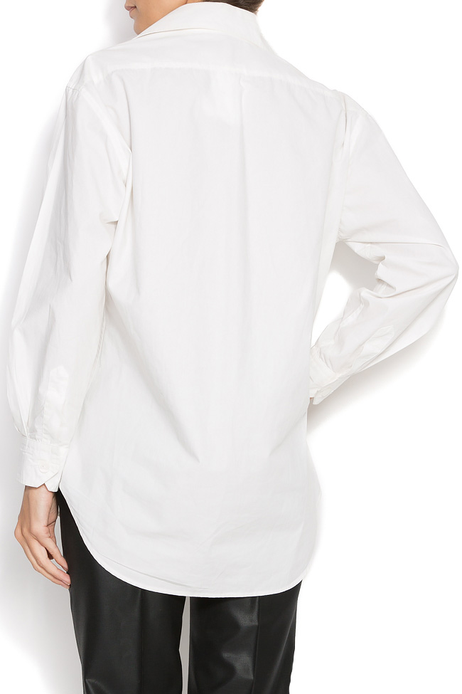 Julie oversized cotton-poplin shirt OMRA image 2