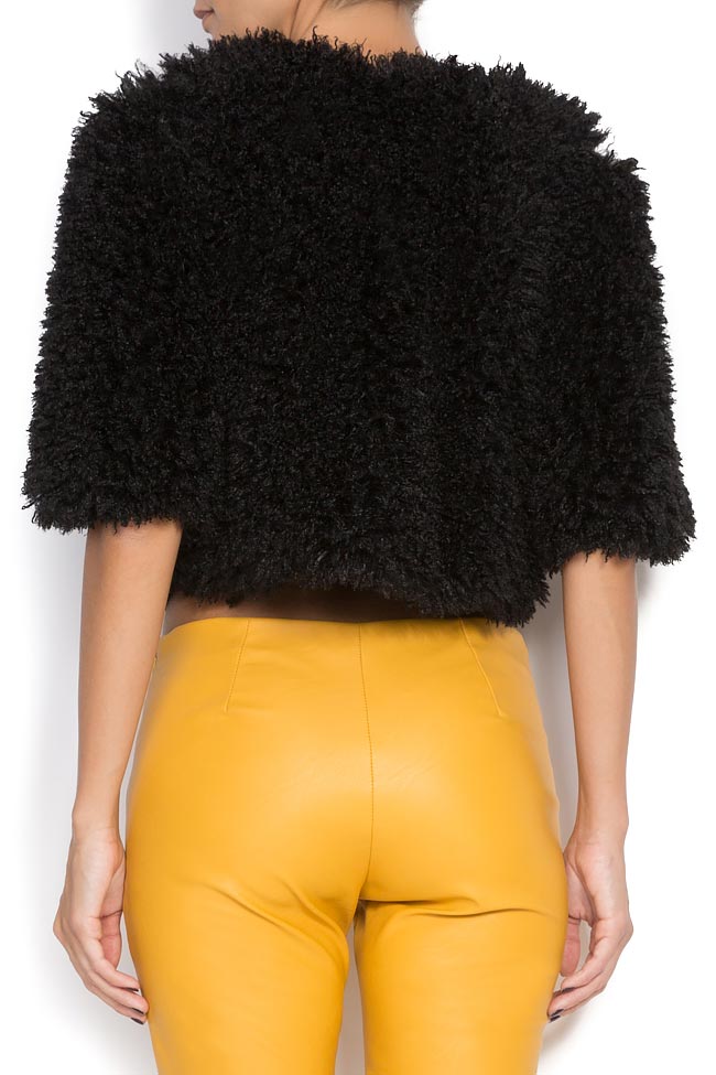 Cropped fringed knitted sweater Hard Coeur image 2