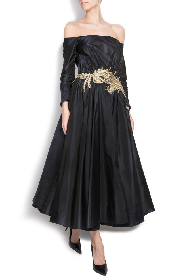 فستان من الحرير و التافتا ازاره ميريلا بيليغريني image 0