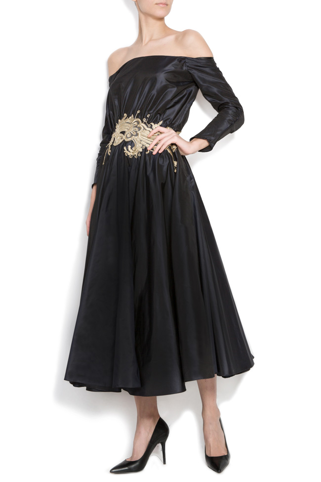 فستان من الحرير و التافتا ازاره ميريلا بيليغريني image 1