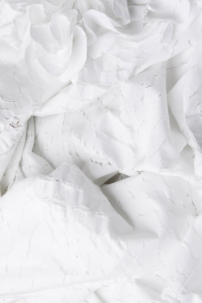Blouse en coton avec fleur surdimensionnée Florentina Giol image 3