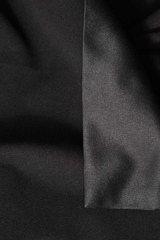 Rochie maxi din crep cu tafta Atelier Jaisse imagine 3
