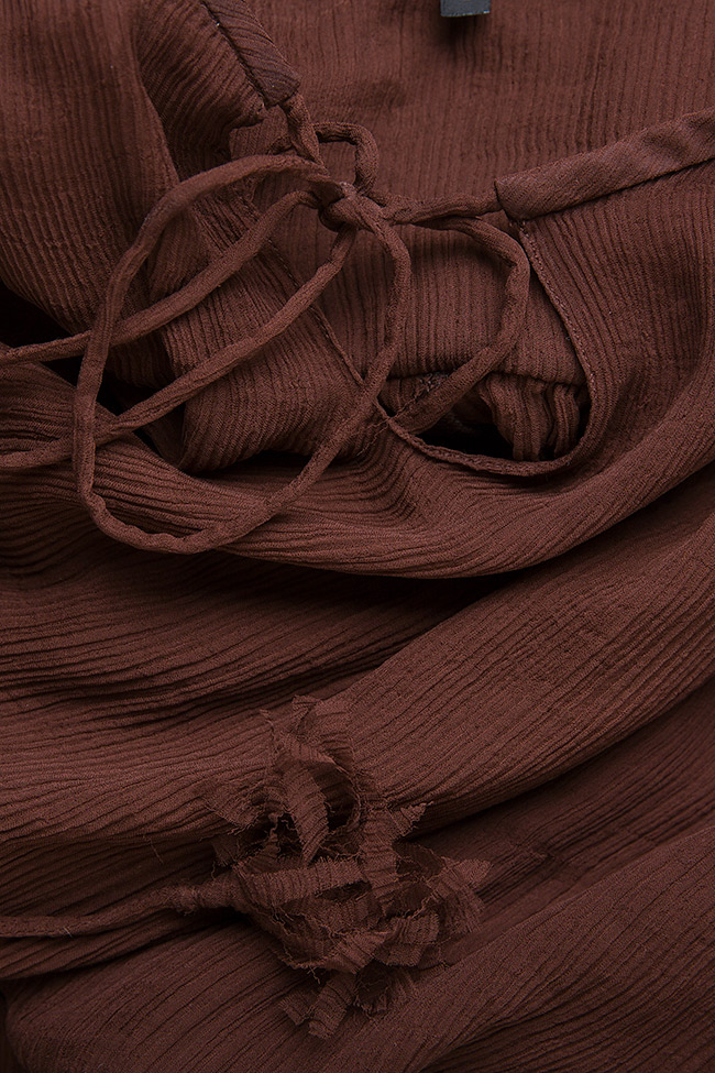Silk crepe dress Izabela Mandoiu image 3