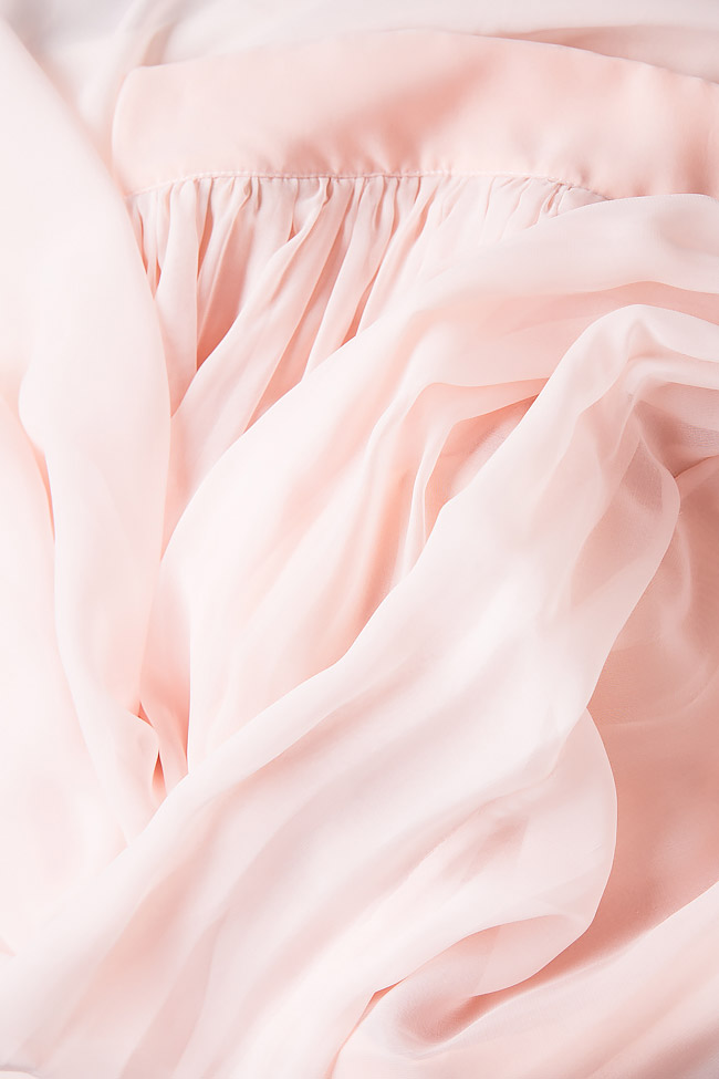 Plissé cotton-veil skirt Kiki Dumitrescu image 3