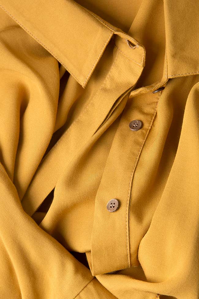 Robe courte type chemisier en jersey Bluzat image 3