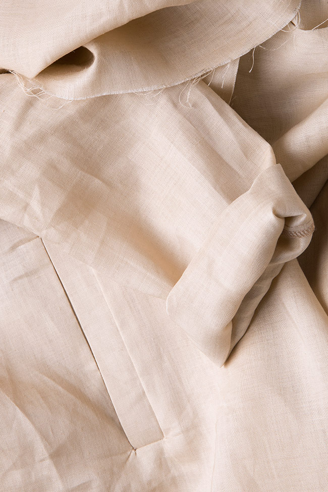 Asymmetric linen cardigan Bluzat image 3