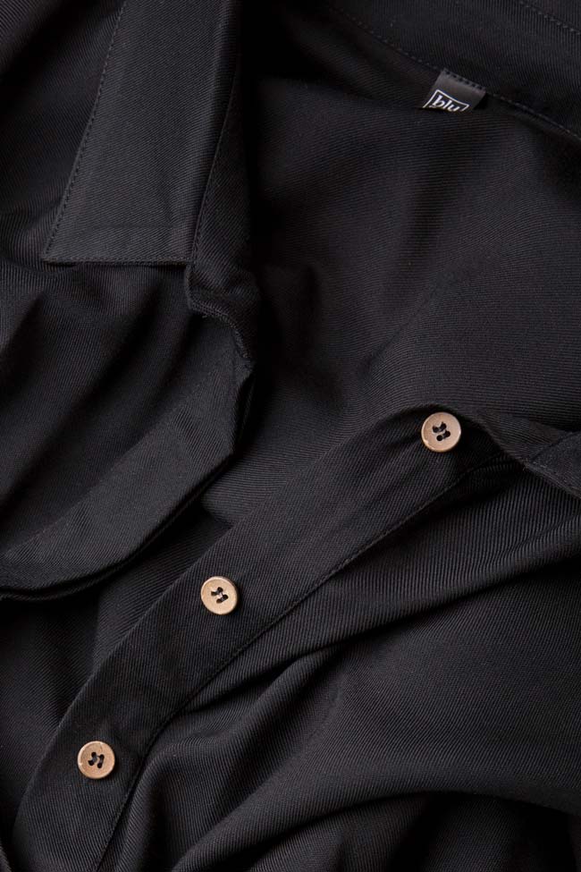 Robe mini type chemise en viscose Bluzat image 3