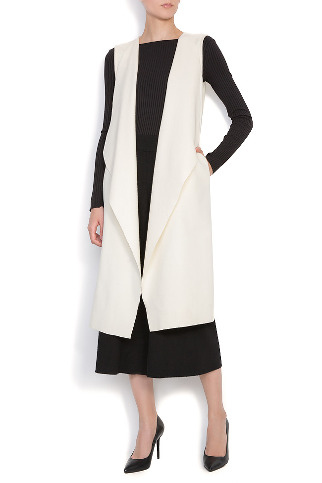 LIGHT wool and cashmere-blend coat OMRA image 0