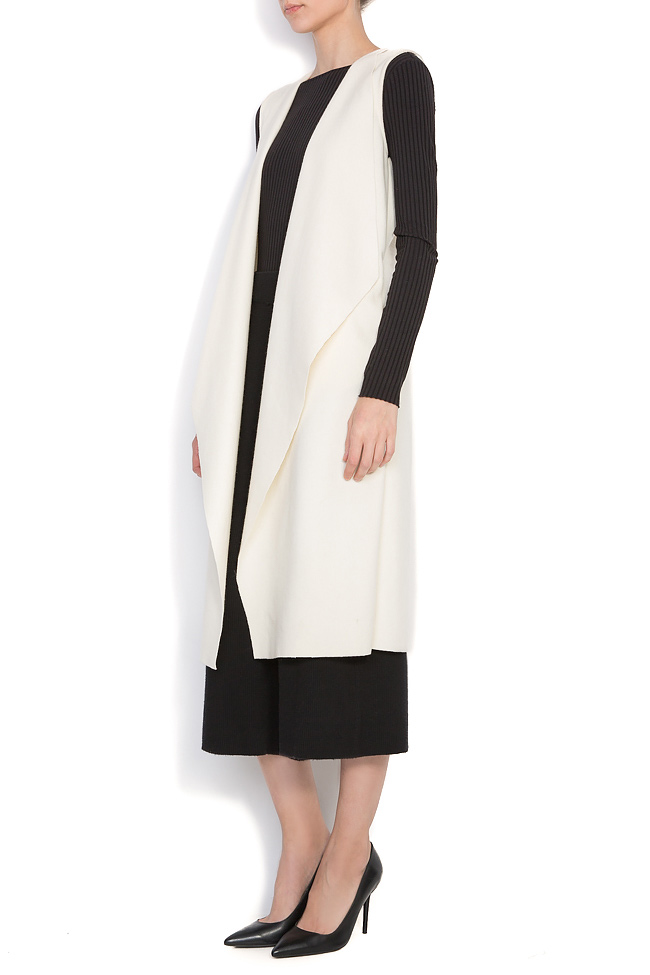 LIGHT wool and cashmere-blend coat OMRA image 1