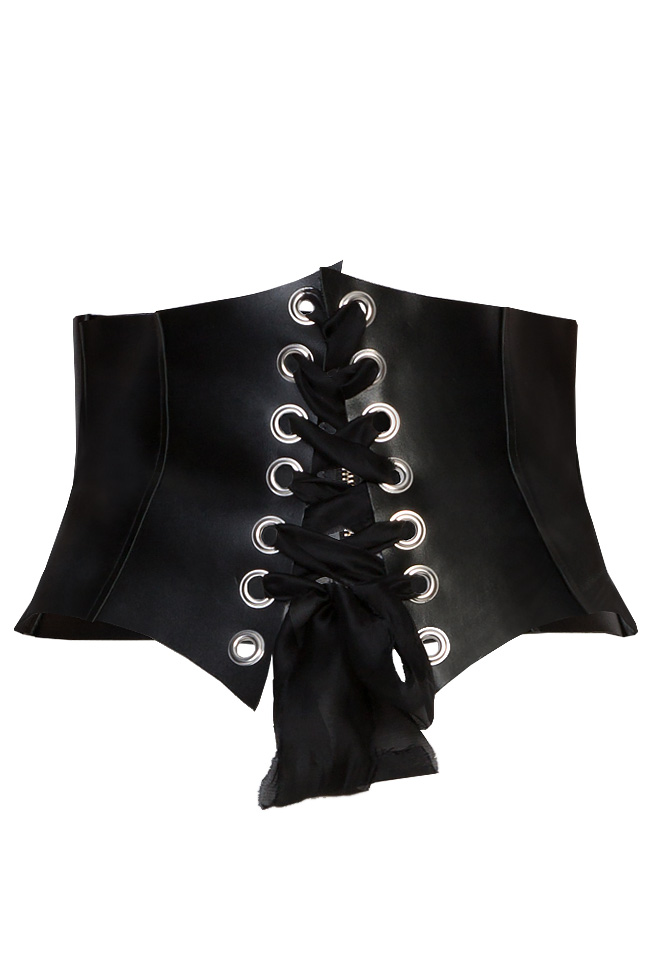 NAOMI leather corset OMRA image 1