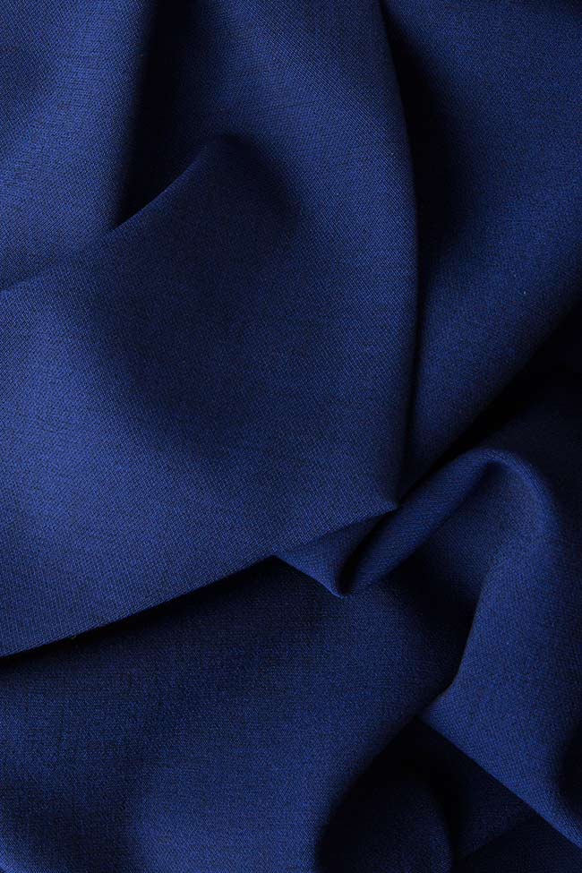 Cotton-blend wrap-effect asymmetrical skirt SAO Claudia Castrase image 3