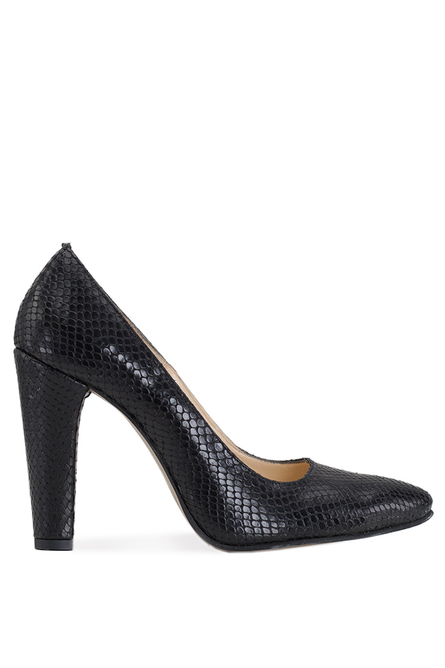 CELESTE snake-effect leather shoes Cristina Maxim image 0