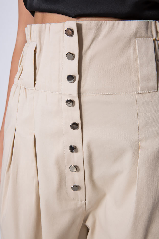 Pantalon en coton avec noeuds No.23 image 3