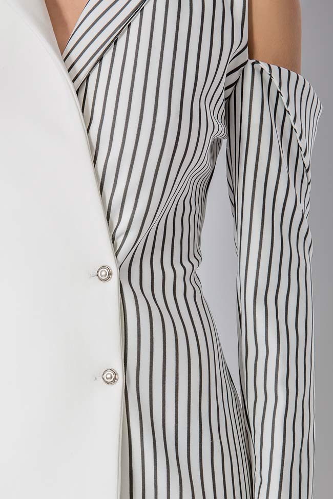 Cold-shoulder striped blazer dress Hard Coeur image 3