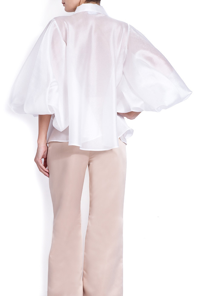 Organza shirt with oversized sleeves BADEN 11 image 2