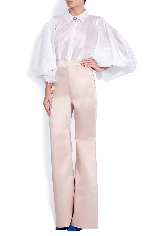 Organza shirt with oversized sleeves BADEN 11 image 0