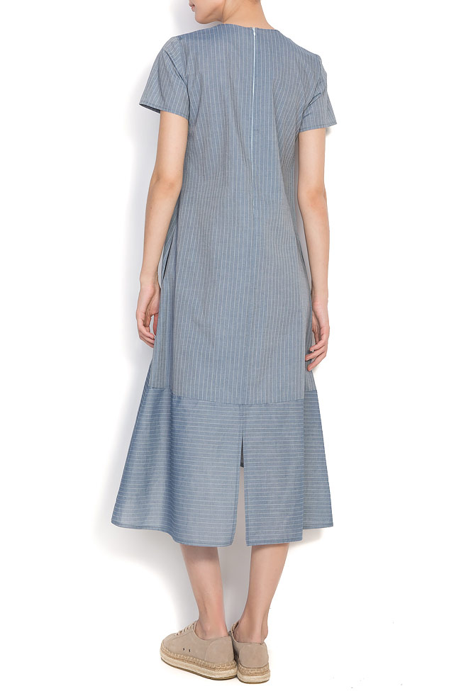 Striped cotton mini dress Bluzat image 2