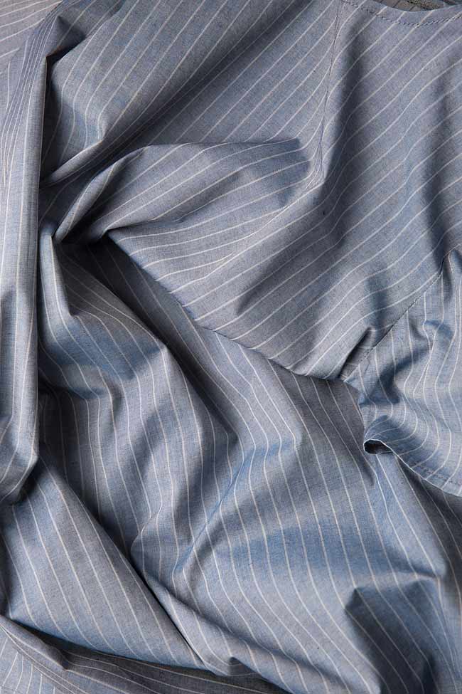 Striped cotton mini dress Bluzat image 3