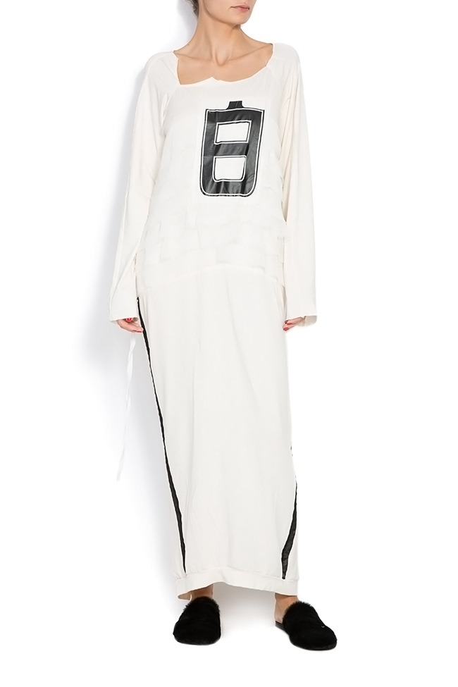 White No.8 ruffled stretch-jersey dress Studio Cabal image 0