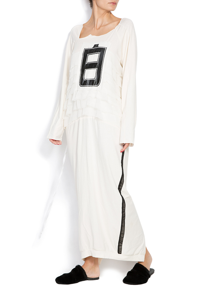 White No.8 ruffled stretch-jersey dress Studio Cabal image 1