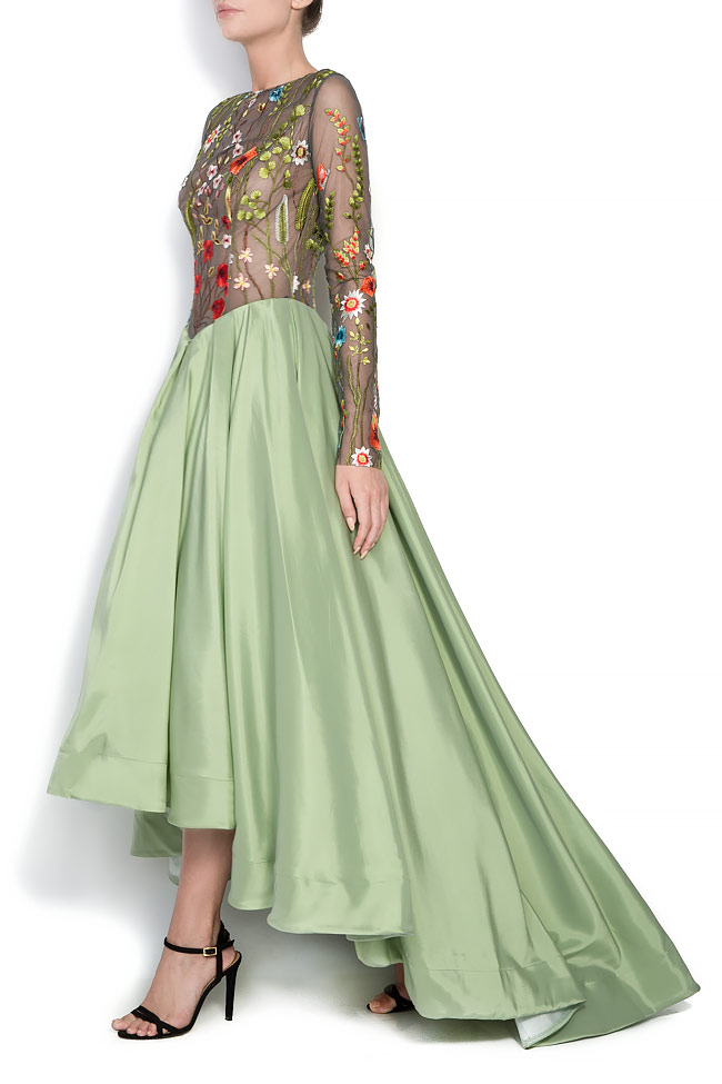 Embroidered silk tulle gown Bien Savvy image 1